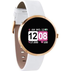 X-Watch 54036 Siona Color Fit Dames Smartwatch, Activity Tracker Voor Android En Apple Ios, Rose Gold