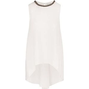 Mint & Mia Dames Webtop, Milk, Normaal, Milk., 44