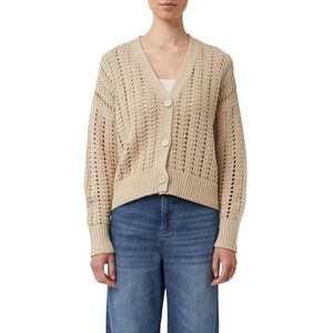 comma - Strickjacke - Katoenen Vest - Korte Relaxed Fit