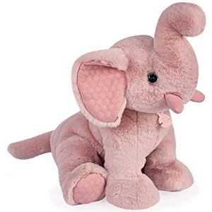 Histoire d'Ours - Pluche dier olifant – roze – 45 cm – Preppy Chic – HO3144