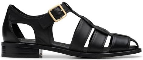 Clarks - Hana Sun - Sandaal - Zwart - Leer