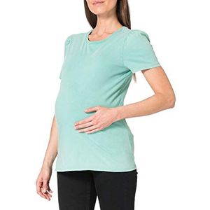 Supermom Dames Tee Ss Puff T-shirt, Agate Green - P748, L