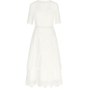 APART Fashion midi trouwjurk, Crème, 34