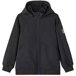 NAME IT Boy's NKMALFA Jacket Badge FO NOOS jas, zwart, 92, zwart, 92 cm