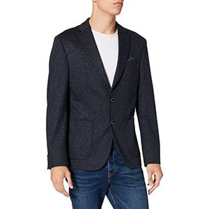 Pierre Cardin Heren colbert Uni Michel-Jersey Futureflex blazer voor heren, Blauw, 52 NL