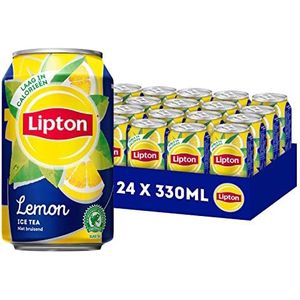 Lipton Lemon Ice Tea, een heerlijk verfrissende ijsthee - 24 x 330 ml - Voordeelverpakking