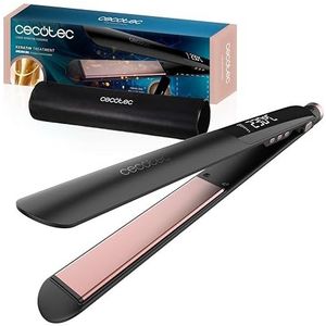 Cecotec Lisse Keratin Essence Stijltang met kabel, HeatMax-functie, 130-230 °C, keramische coating met keratine en arganolie, automatische uitschakeling, inclusief reistas