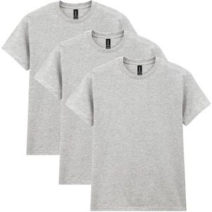Gildan Herenhemd (verpakking van 2 stuks), Sport Grey (verpakking van 3), XL