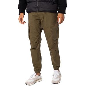 JACK & JONES Cargobroek voor heren, relaxed fit, groen (olive night), XL