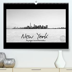 New York - Paysages incontournables (Premium, hochwertiger DIN A2 Wandkalender 2023, Kunstdruck in Hochglanz): Photographies pour découvrir la ville ... au monde (Calendrier mensuel, 14 Pages )