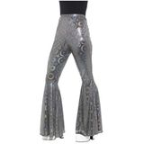 70s Disco Flared Trousers, Ladies (SM)