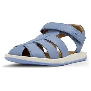 Camper Unisex Bicho 80177 T-Strap Sandaal voor kinderen, Blauw 075, 34 EU