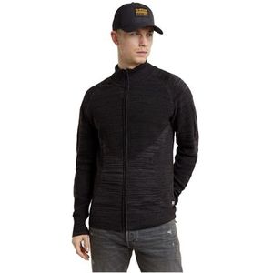 G-Star RAW 3D Biker Zip Through Knit, meerdere kleuren (Dk Black/Asfalt D25070-c259-7242), M