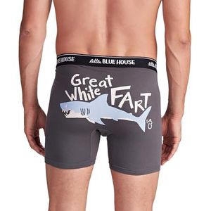 Hatley - Joke - Boxershorts - Grote witte - XL