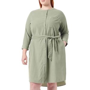 s.Oliver Hemdblousejurk voor dames, van corduroy, groen, maat 36, groen, 36