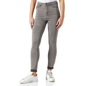 Noisy may NMCALLIE Skinny Fit Jeans voor dames, hoge taille, Lichtgrijs denim, 26W x 32L