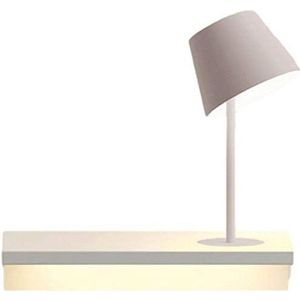 Wandlamp met LED-schakelaar, model Suite 6046, LED 1, 63 W + 4, 5 W, 2700 K, inclusief voeding en LED-licht, bruin, 16 x 32 x 29 cm (referentie 6046.14)