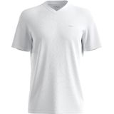 T-shirt met V-hals, 0100, XXL