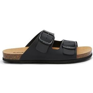 Jackie - Muiltjes - Zwart - Kurk