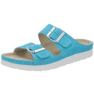 Berkemann Thelma Pantoffels voor dames, aquamarijn, 35,5 EU, aquamarine, 35.5 EU