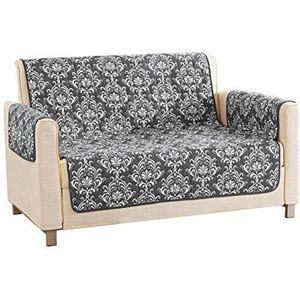 Quick Fit Aime Home Omkeerbare Waterdichte Microvezel Loveseat Cover in Grijs