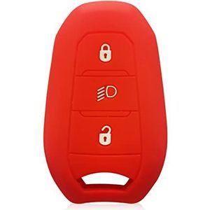 SILUOHAKE Sleutelhoes voor Peugeot Citroen van siliconen autosleutelhoes voor Peugeot 408 508 3008 4008 5008 Citroen C2 C3 C4 C5 sleutelhoes