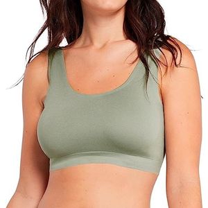 Sans Complexe, Beugelloze BH met voorgevormde cups, So Confort, HPS Groene schaduw, XL