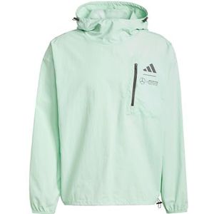 adidas - MERCEDES - AMG PETRONAS FORMULA ONE TEAM PREMIUM WOVEN WINDJACK - Heren - Groen