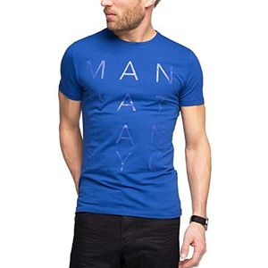 ESPRIT Collection Heren T-shirt, blauw (inkt 415), M