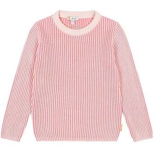 Steiff Gebreide trui voor meisjes, gestreept, roze, 104 cm