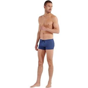 HOM MORNY zwemboxer, Micromotief marine/oranje, S