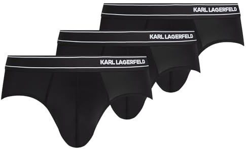 Karl Lagerfeld - Slip - Zwart/Wit - 3 Pack - Gerecycled Materiaal - Logoprint