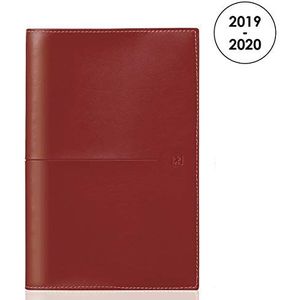 Oxford Reisplanner 2019 – 2020 van augustus tot augustus, 1 week op 2 pagina's, formaat 16 x 24 cm, rood