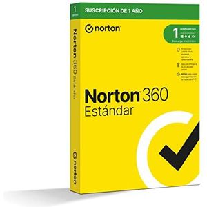 NORTON 360 ESTÁNDAR 2019 | 1 USUAR | 1 APPARAAT | 1 AÃ'O | SECURE VPN Y CONTRASE'AS | PC, Mac tablet of smartphone