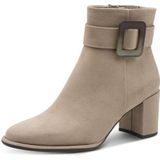 MARCO TOZZI - Enkellaarsjes - Nude - Imitatieleer - Blokhak