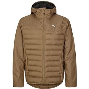 Ziener NANTANO Warmtejack voor heren, outdoor/skitour, winddicht, wol, PFC-vrij, walnut, 50