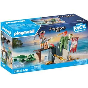 PLAYMOBIL Starter Packs Piraat met alligator - 71473
