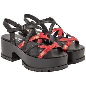 ART 1833 Manchester, damessandalen, meerkleurig, zwart, 36 EU