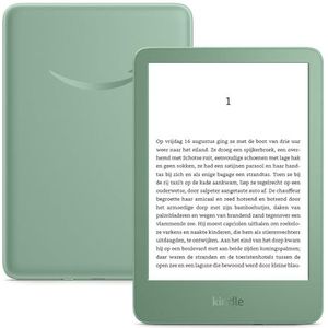 Amazon Kindle (16 GB) - De lichtste en meest compacte Kindle, met een reflectievrij scherm, snellere paginawisseling, verlichting aan de voorkant, en langere levensduur van de batterij - Matcha-groen