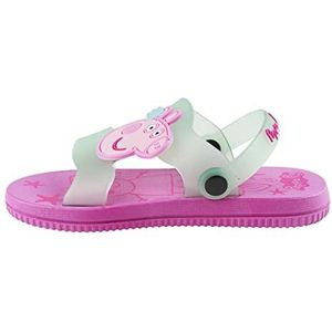 Peppa Pig Sandalen - Kleur Blauw en Roze - Maat 26/27-3D Karakter op de voorkant - Kindersandalen van PVC - Origineel product Ontworpen in Spanje