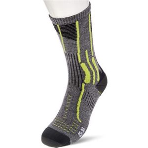 X-Bionic Uniseks sokken, G151 Grijs Melange/Effector Groen, 41 EU