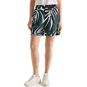 Street One Dames Paperbag Shorts, lagunegroen, 36W