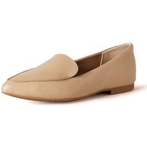 Amazon Essentials Loafer Flat, Beige Pu, UK 6.5