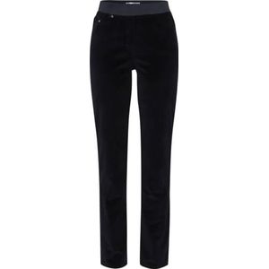 Raphaela by Brax Pamina Soft Corduroy broek voor dames, Donkerblauw, 32W x 32L
