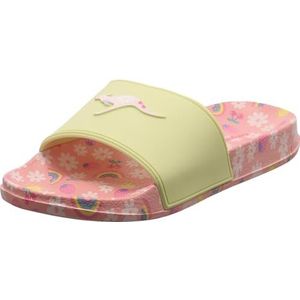 KangaROOS Meisjessandalen met K-slide-print, Rose Rainbow, 31 EU