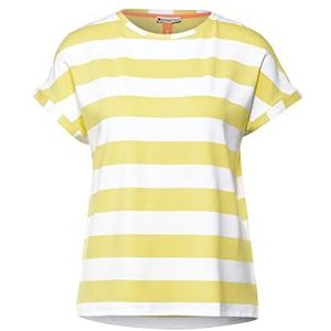 Street One dames gestreept shirt, Merry Yellow, 38