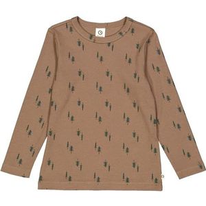 Müsli by Green Cotton Jongens Pine L/S T T-shirt, Schaduw/Balance Green/Bark, 104