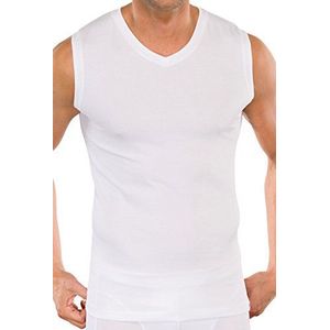 Schiesser Heren Tank Top Long Life Cotton S M L XL XXL Zwart Wit Shirt Mouwloos Katoen Basic, zwart, S