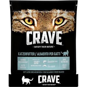 Crave Kattenzak Adult Met Zalm En Witvis 6 X 750G