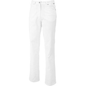 BP 1732 687 dames jeans gemengd weefsel met stretchcomfort wit, maat 33-32